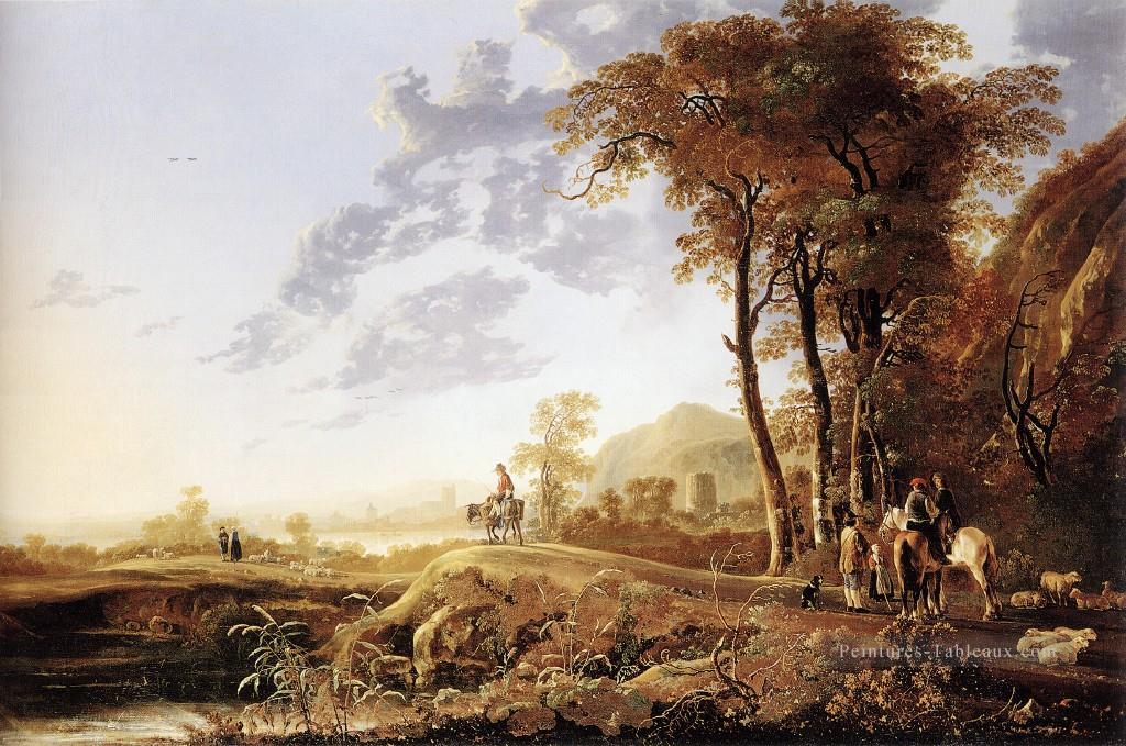 Soirée paysage de campagne peintre Aelbert Cuyp Peintures à l'huile